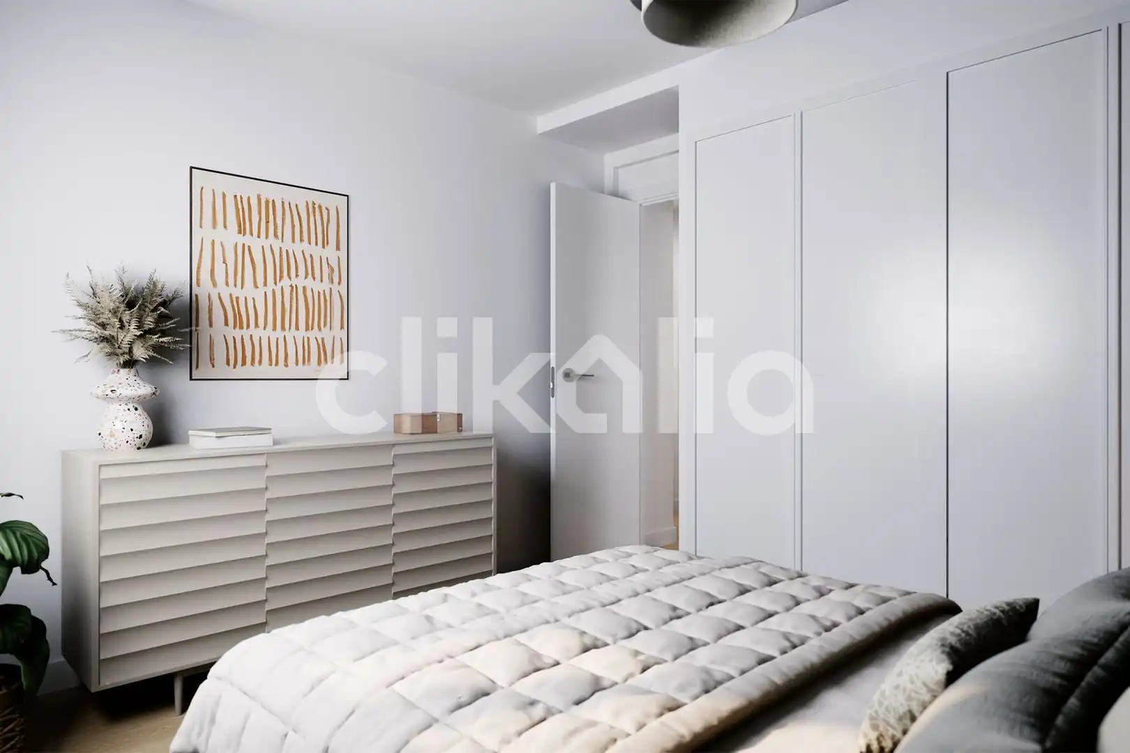 Bedroom of Flat for sale in Madrid  with Air Conditioner, Heating and Terrace