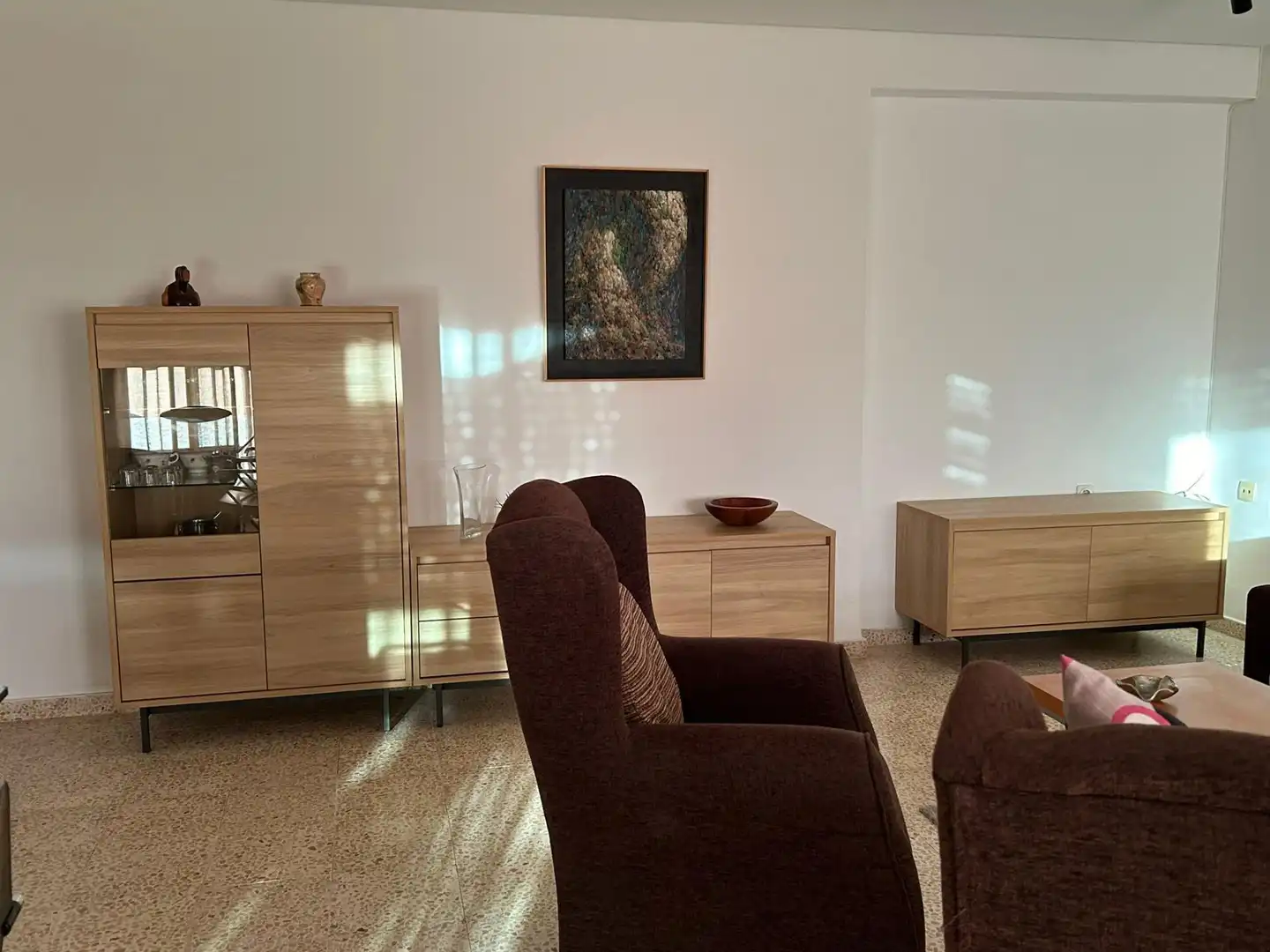 Sala de estar de Piso de alquiler en Alboraya con Amueblado y Balcón