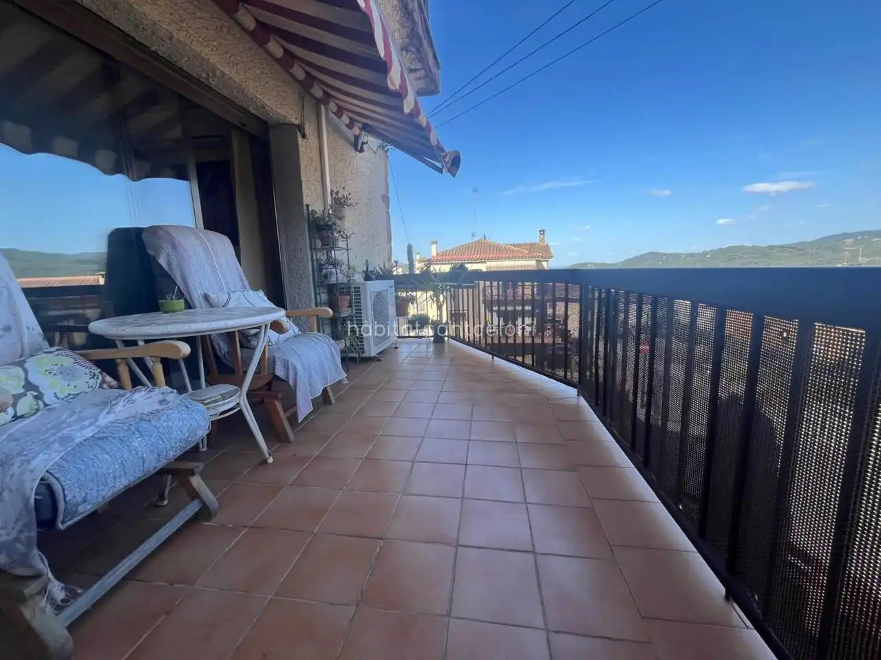 Terrassa de Casa adosada en venda en Sant Celoni amb Aire condicionat, Calefacció i Jardí privat