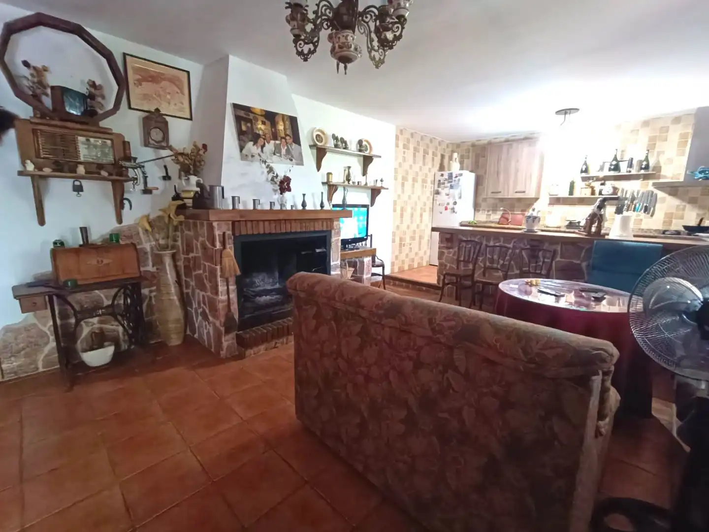 Cocina de Finca rústica en venta en Vélez-Blanco con Aire acondicionado, Jardín privado y Terraza