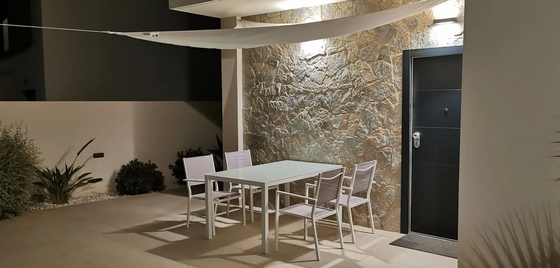 Terrassa de Casa o xalet de lloguer en Águilas amb Aire condicionat, Jardí privat i Terrassa