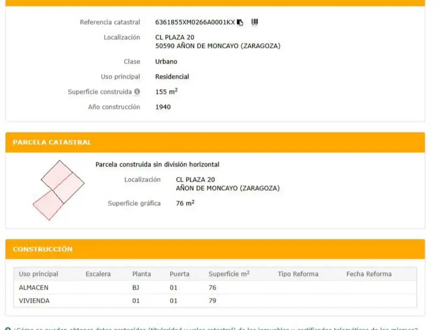 Aparcament de Casa adosada en venda en Añón de Moncayo amb Balcó