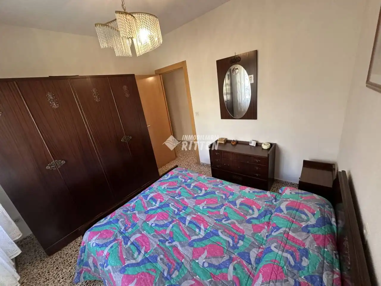 Schlafzimmer von Einfamilien-Reihenhaus zum Verkauf in Cartagena mit Klimaanlage, Privatgarten und Terrasse