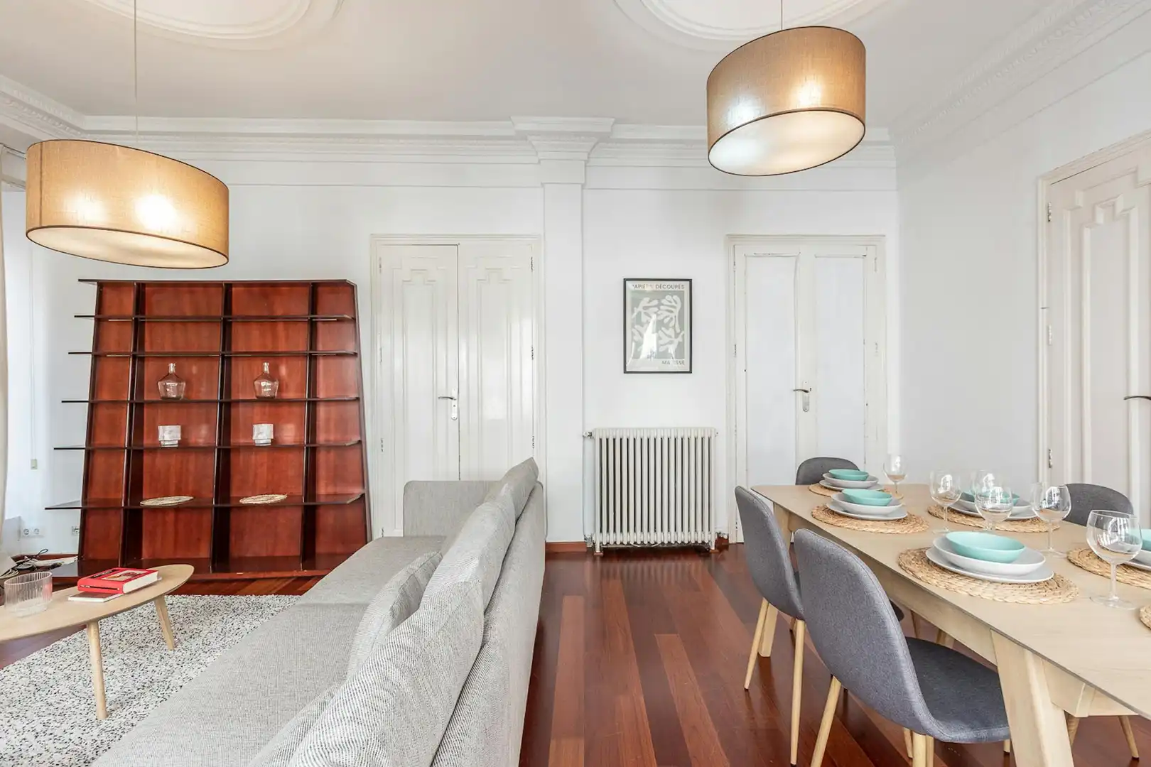 Esszimmer von Wohnung zur untervermieten in Valencia mit Klimaanlage, Möbliert und Internet