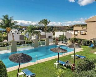 Exterior view of Planta baja to rent in Estepona  with Air Conditioner, Terrace and Swimming Pool