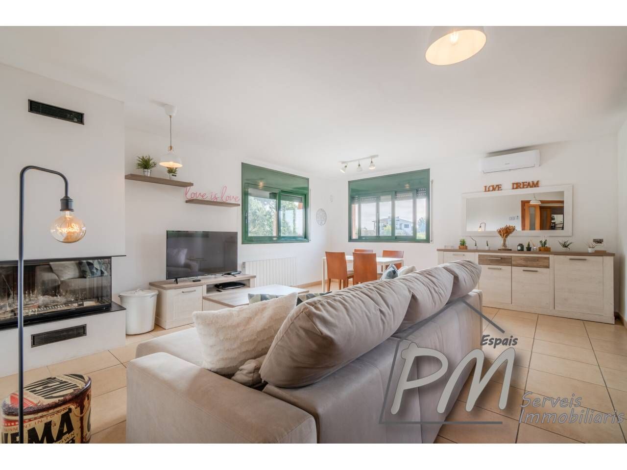 Living room of House or chalet for sale in Sils  with Air Conditioner and Heating