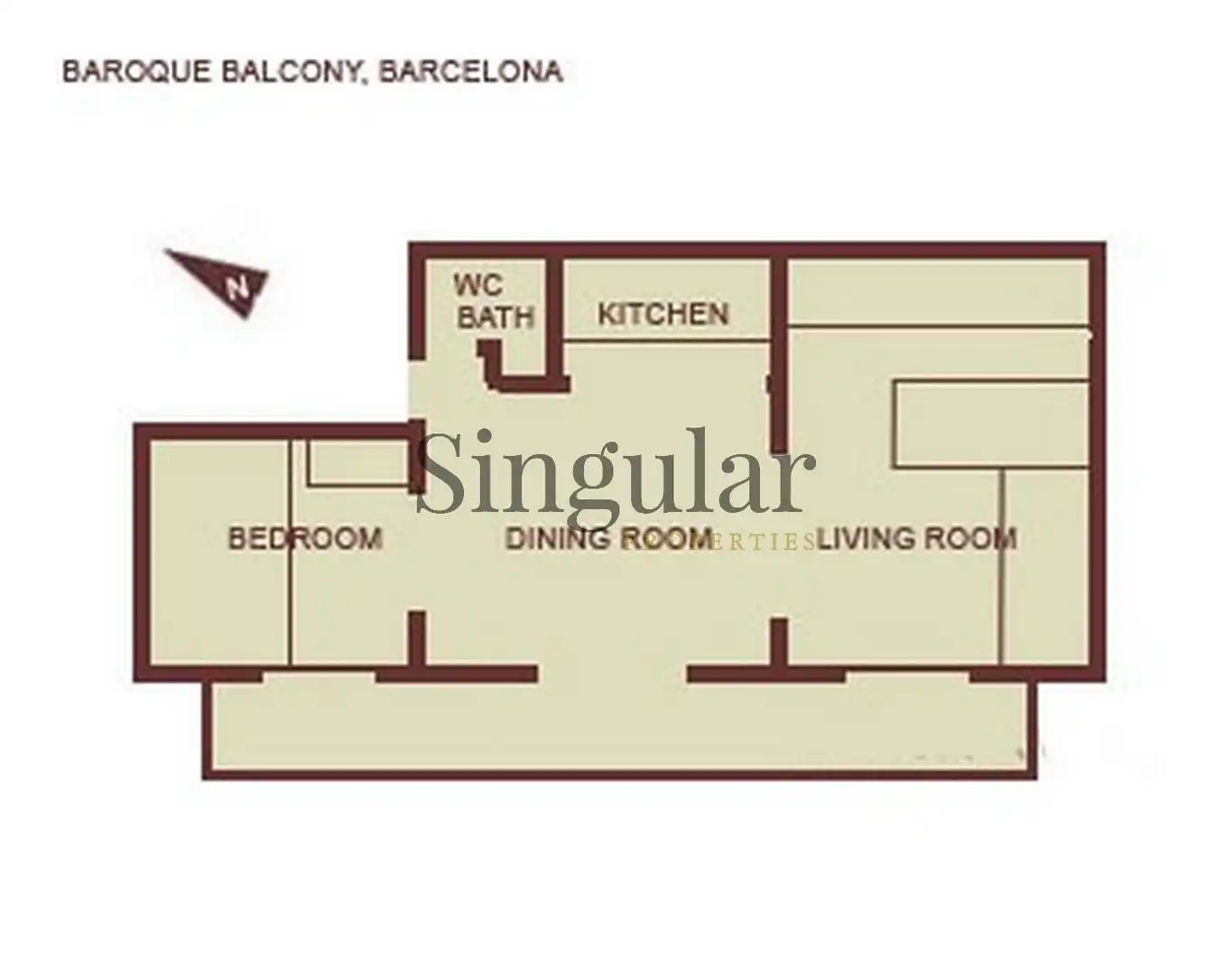 Piso en venta en Barcelona con Aire acondicionado, Calefacción y Balcón
