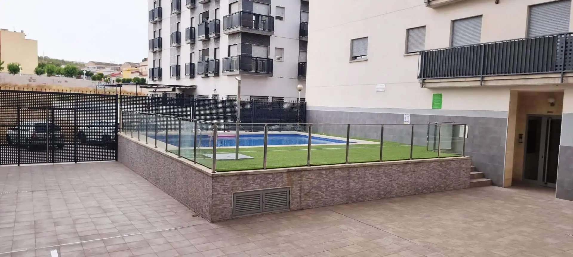 Swimming pool of Flat for rent in Aspe  with Air Conditioner, Terrace and Furnished