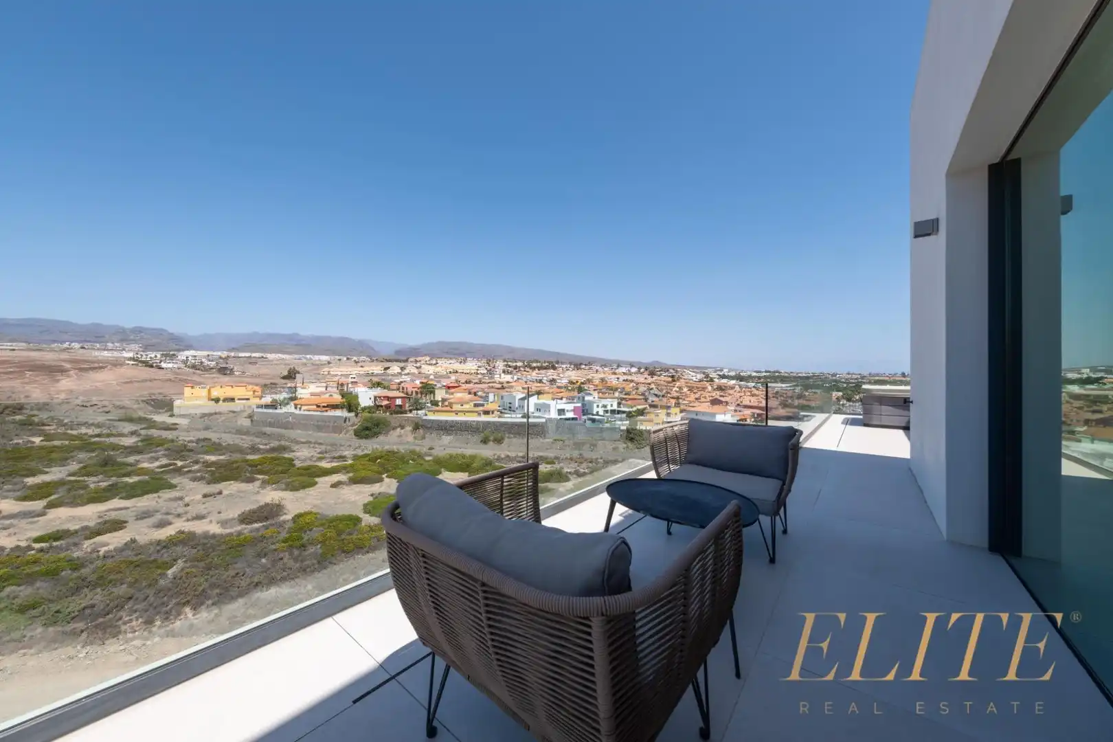 Terraza de Casa o chalet en venta en San Bartolomé de Tirajana con Aire acondicionado, Jardín privado y Terraza