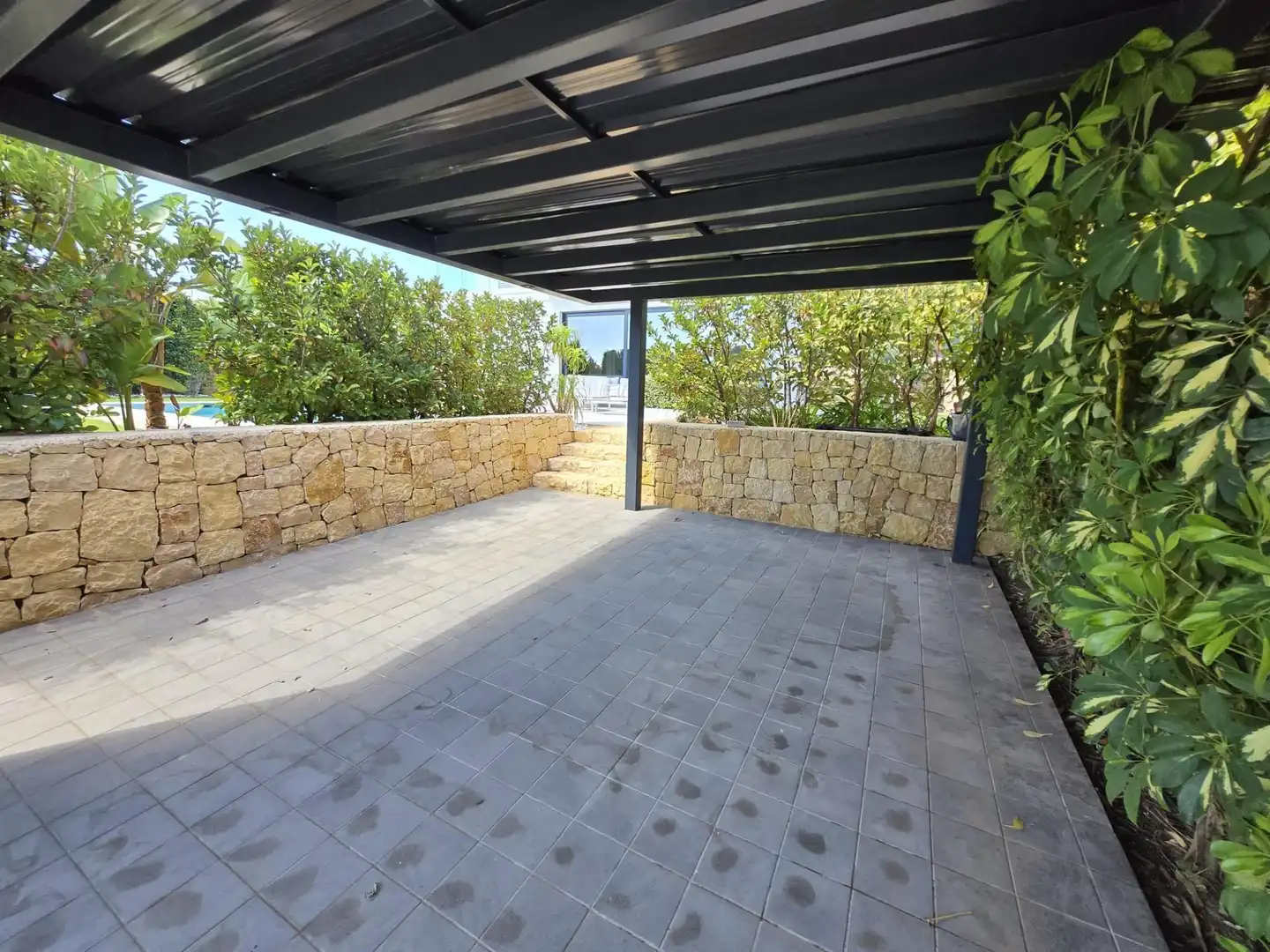 Terraza de Casa o chalet de alquiler en Finestrat con Aire acondicionado, Calefacción y Jardín privado