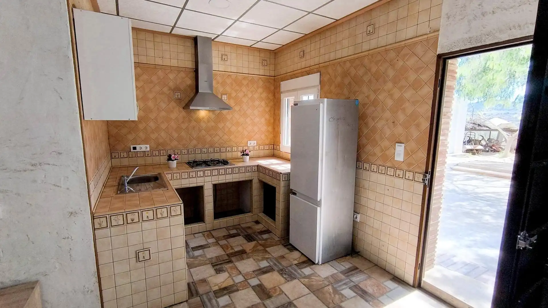 Cocina de Finca rústica en venta en Murcia con Aire acondicionado, Calefacción y Piscina