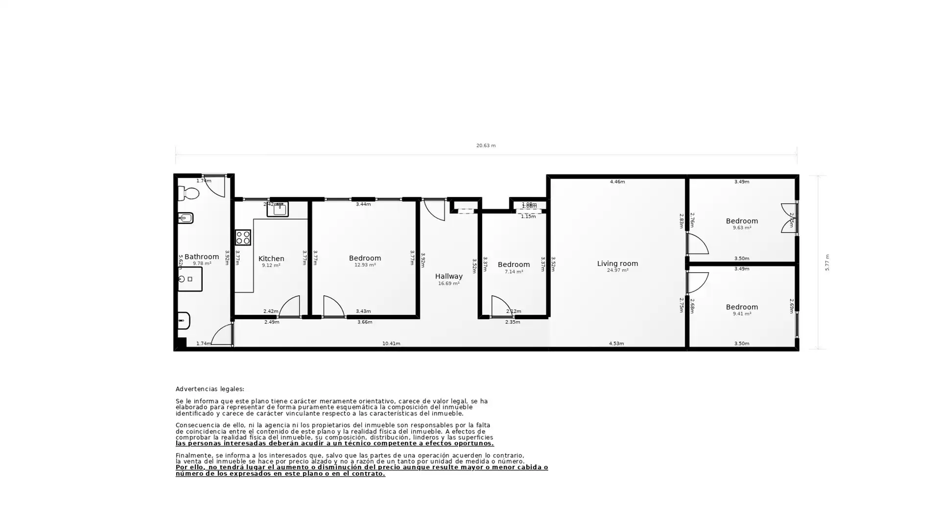 Flat for rent in Barcelona  with Air Conditioner, Heating and Furnished