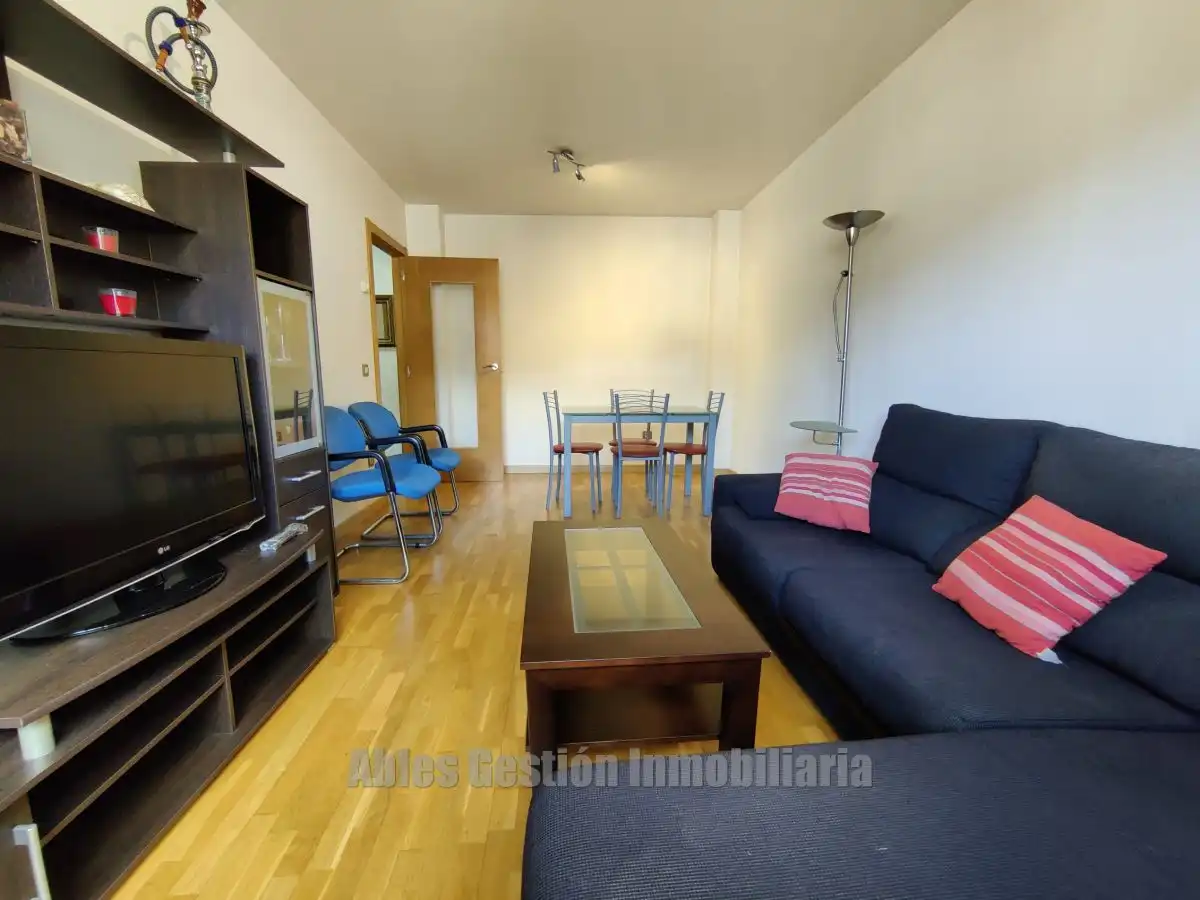 Sala de estar de Piso de alquiler en Oviedo  con Calefacción y Terraza