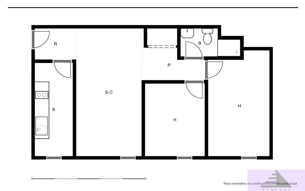 Wohnung mit Aufzug zum Verkauf in Abastos, imagen 17