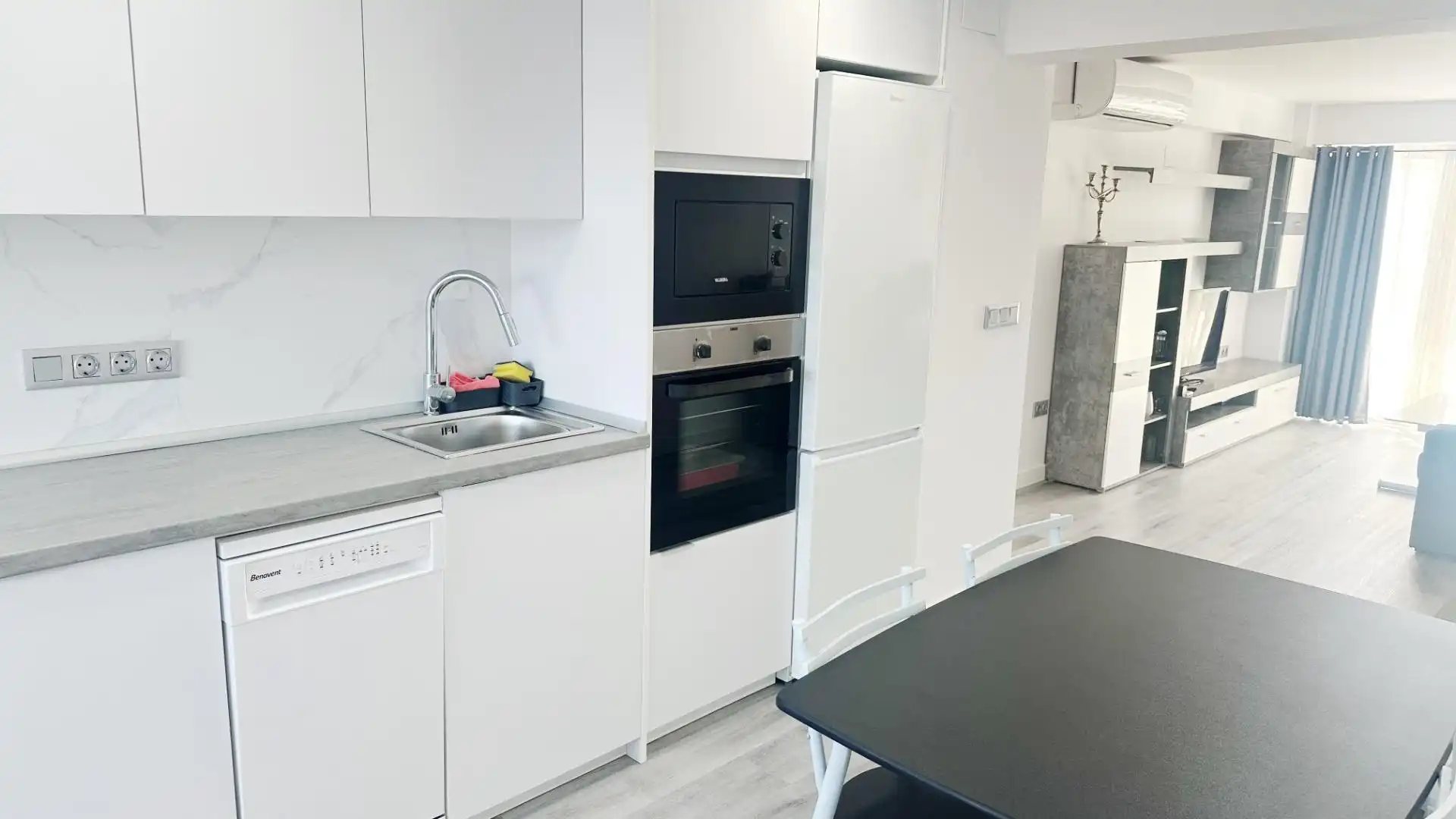 Kitchen of Apartments for rent in El Campello  with Air Conditioner, Heating and Terrace