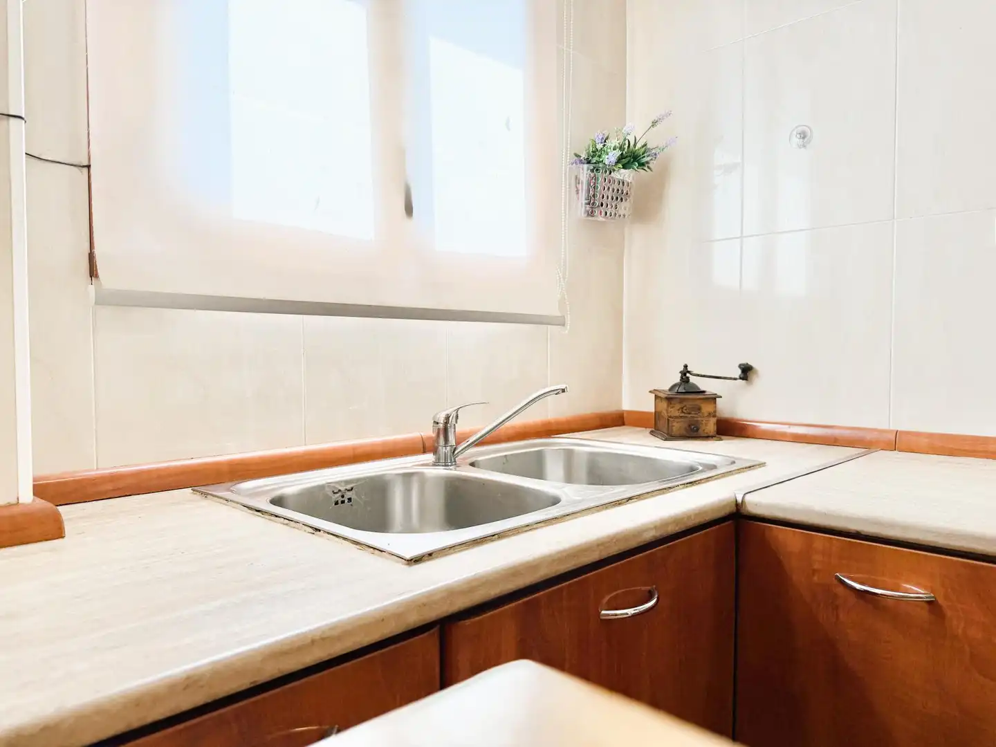 Kitchen of Flat for sale in Guardiola de Berguedà  with Heating, Furnished and TV