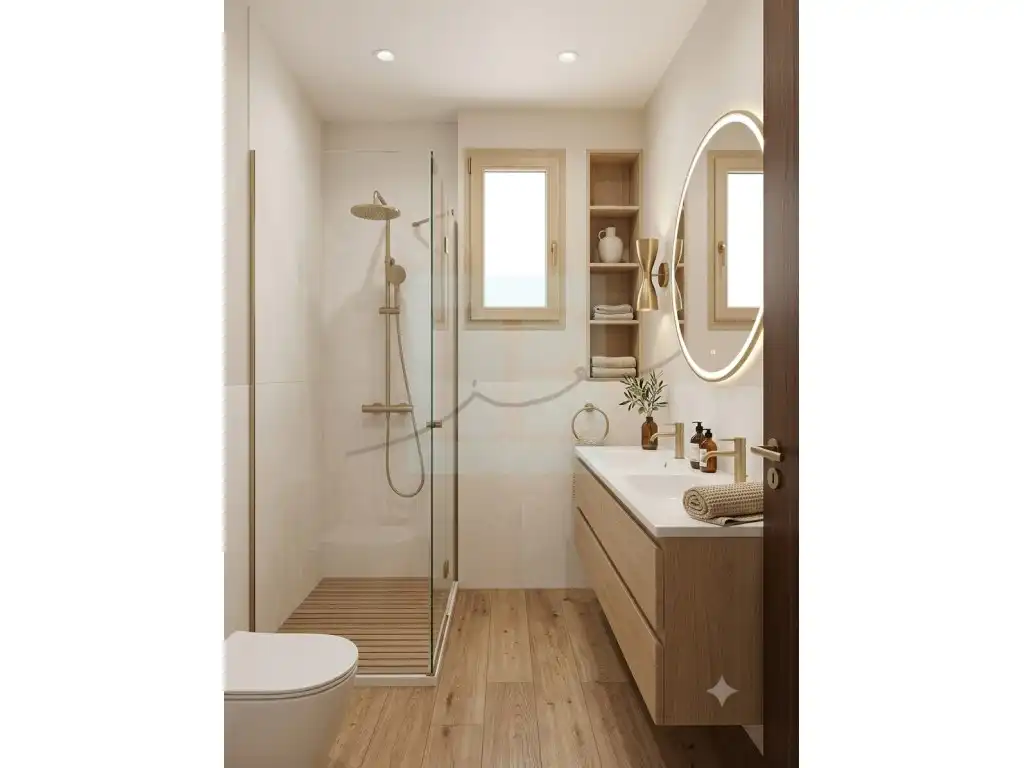 Baño de Apartamento en venta en Badalona con Terraza