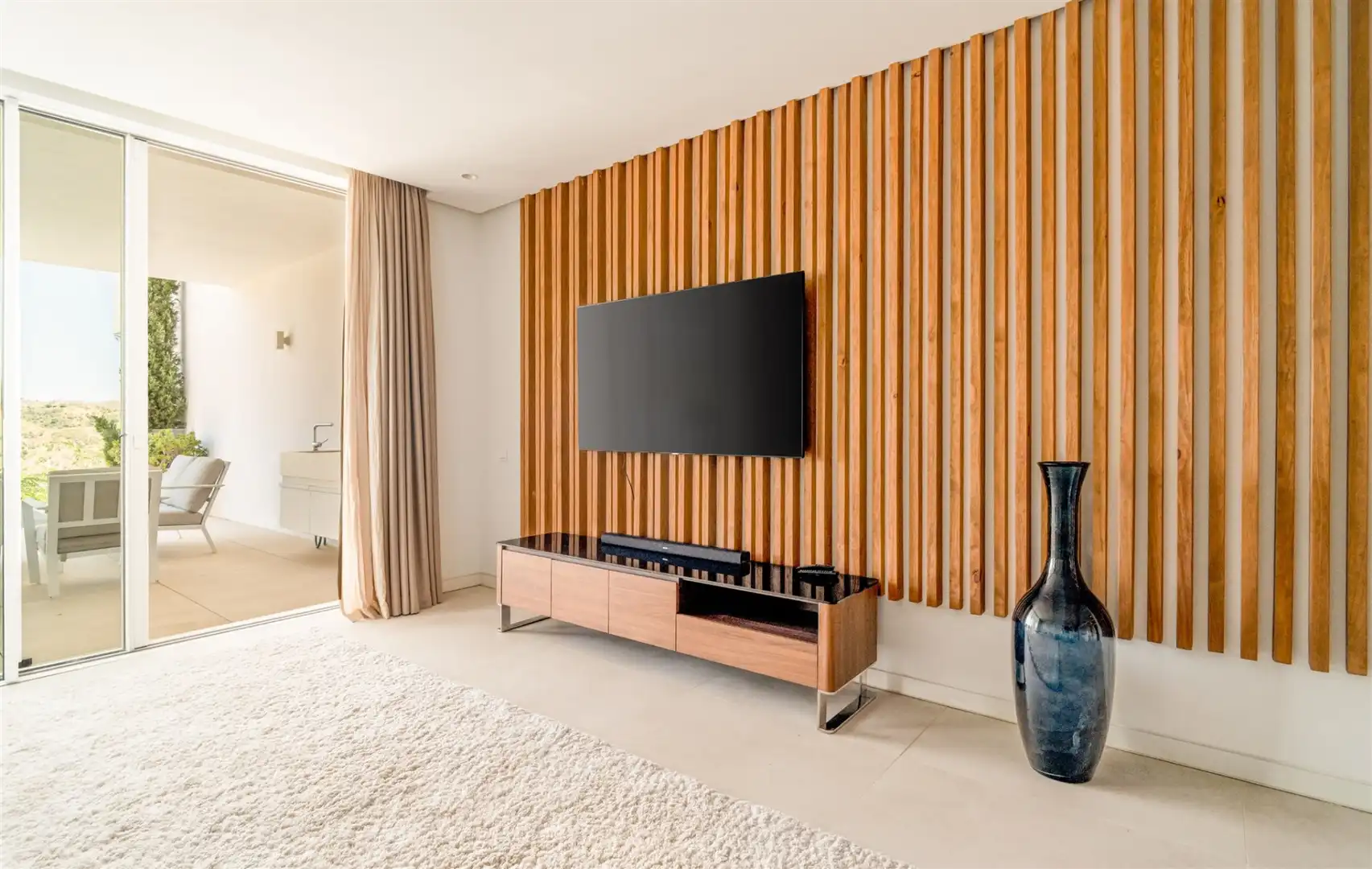 Sala de estar de Apartamento de alquiler en Ojén con Aire acondicionado, Calefacción y Terraza