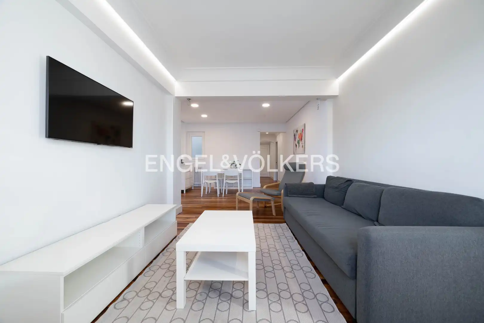 Sala de estar de Piso en venta en Donostia - San Sebastián  con Calefacción, Parquet y Trastero