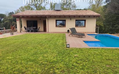 Jardí de Casa o xalet en venda en Caldes de Malavella amb Calefacció, Jardí privat i Piscina