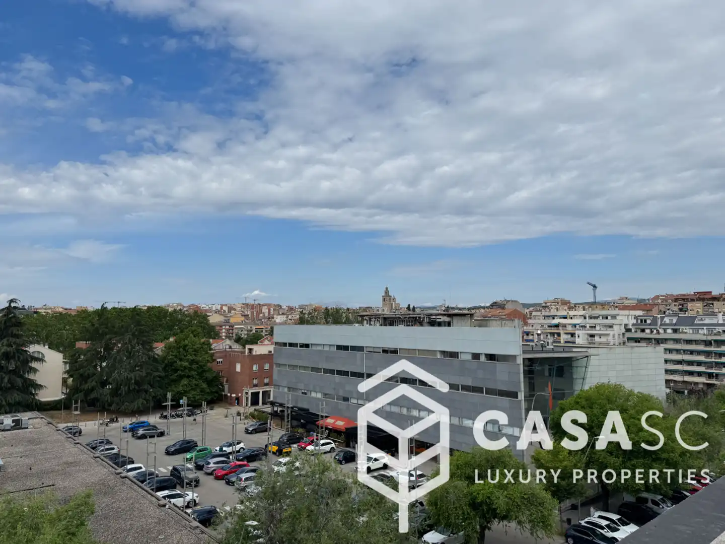 Exterior view of Attic for sale in Sant Cugat del Vallès  with Air Conditioner, Heating and Parquet flooring