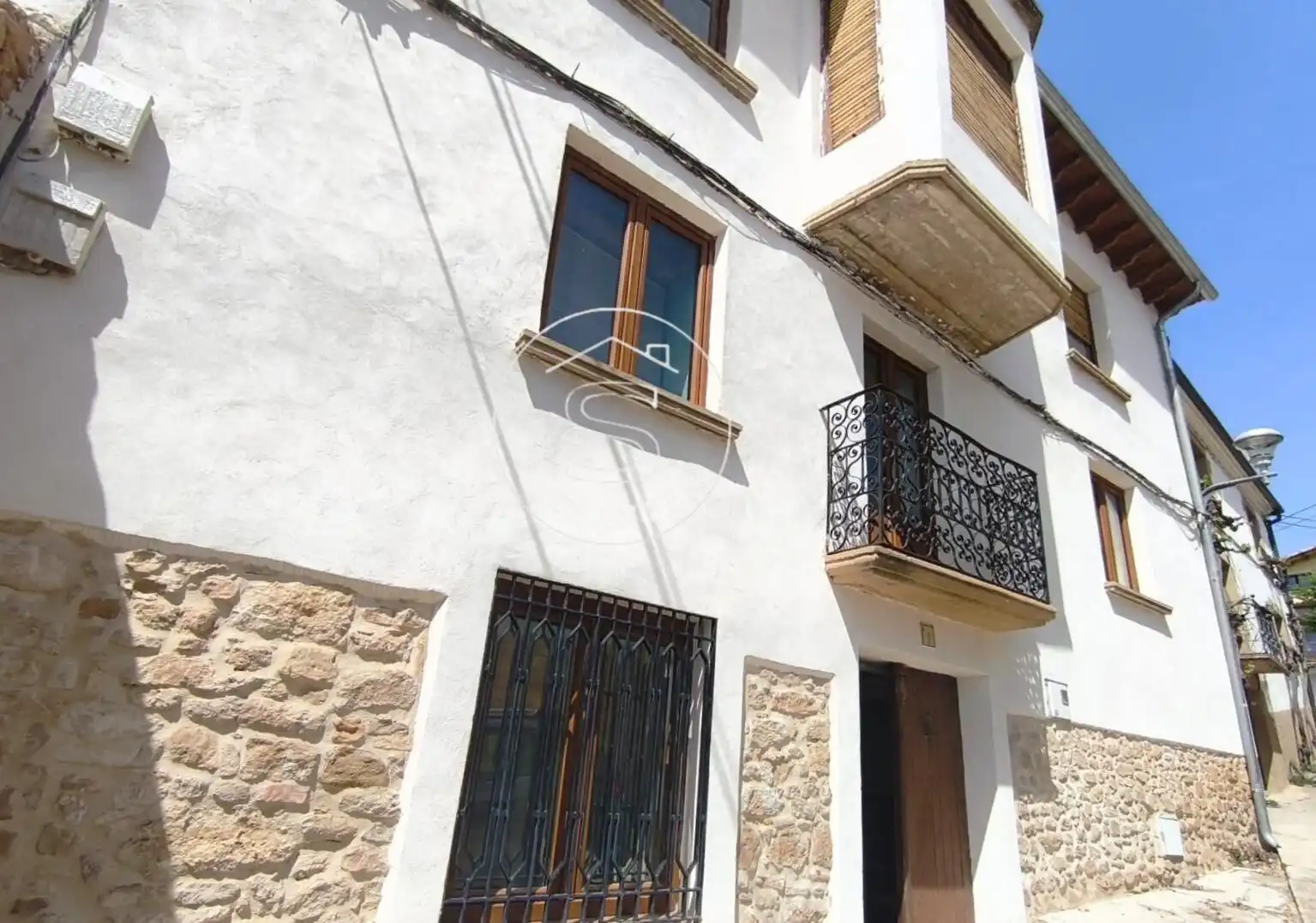 Vista exterior de Casa o chalet en venta en Aberin con Jardín privado, Terraza y Balcón