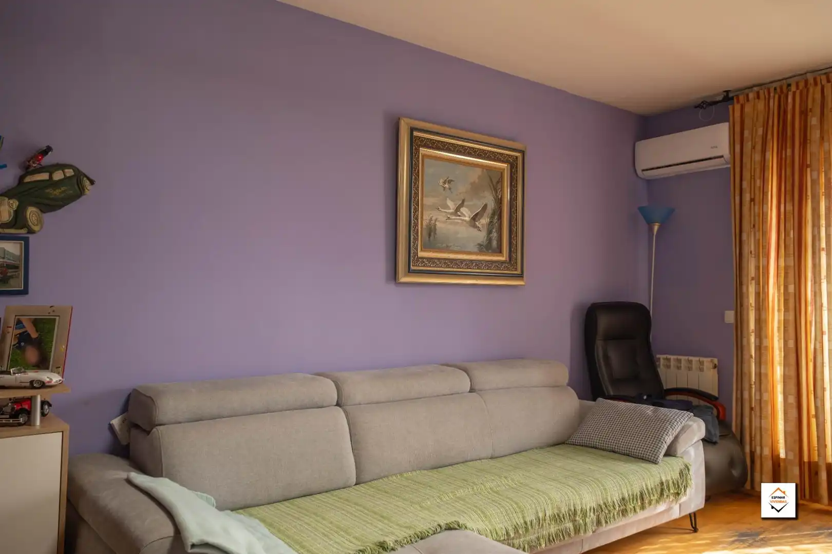 Living room of Flat for sale in Zaragoza  with Air Conditioner, Heating and Terrace