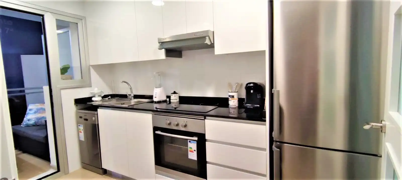 Cuina de Apartament en venda en Cabanes amb Aire condicionat, Calefacció i Jardí privat