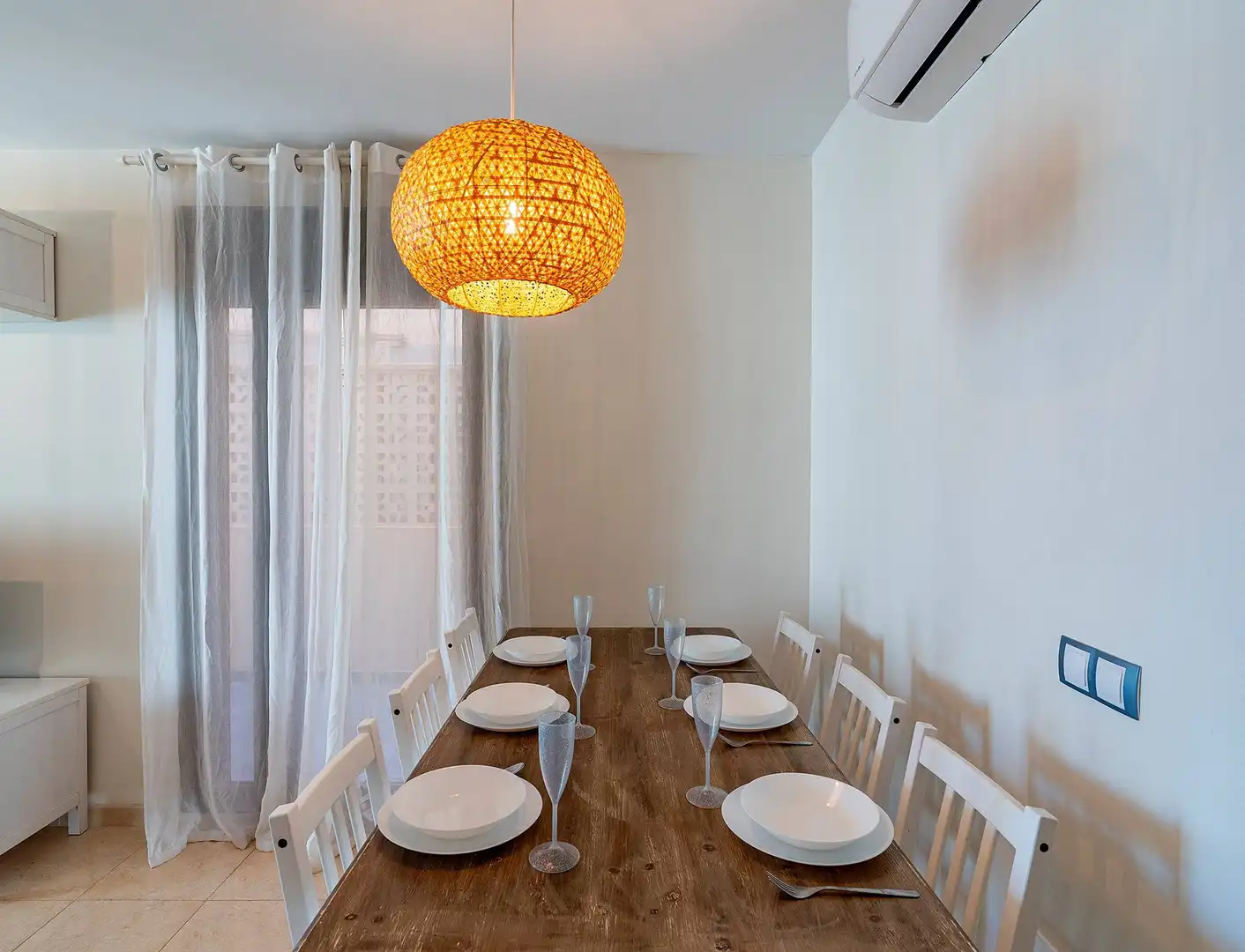 Dining room of Flat for sale in Vícar  with Air Conditioner, Heating and Private garden