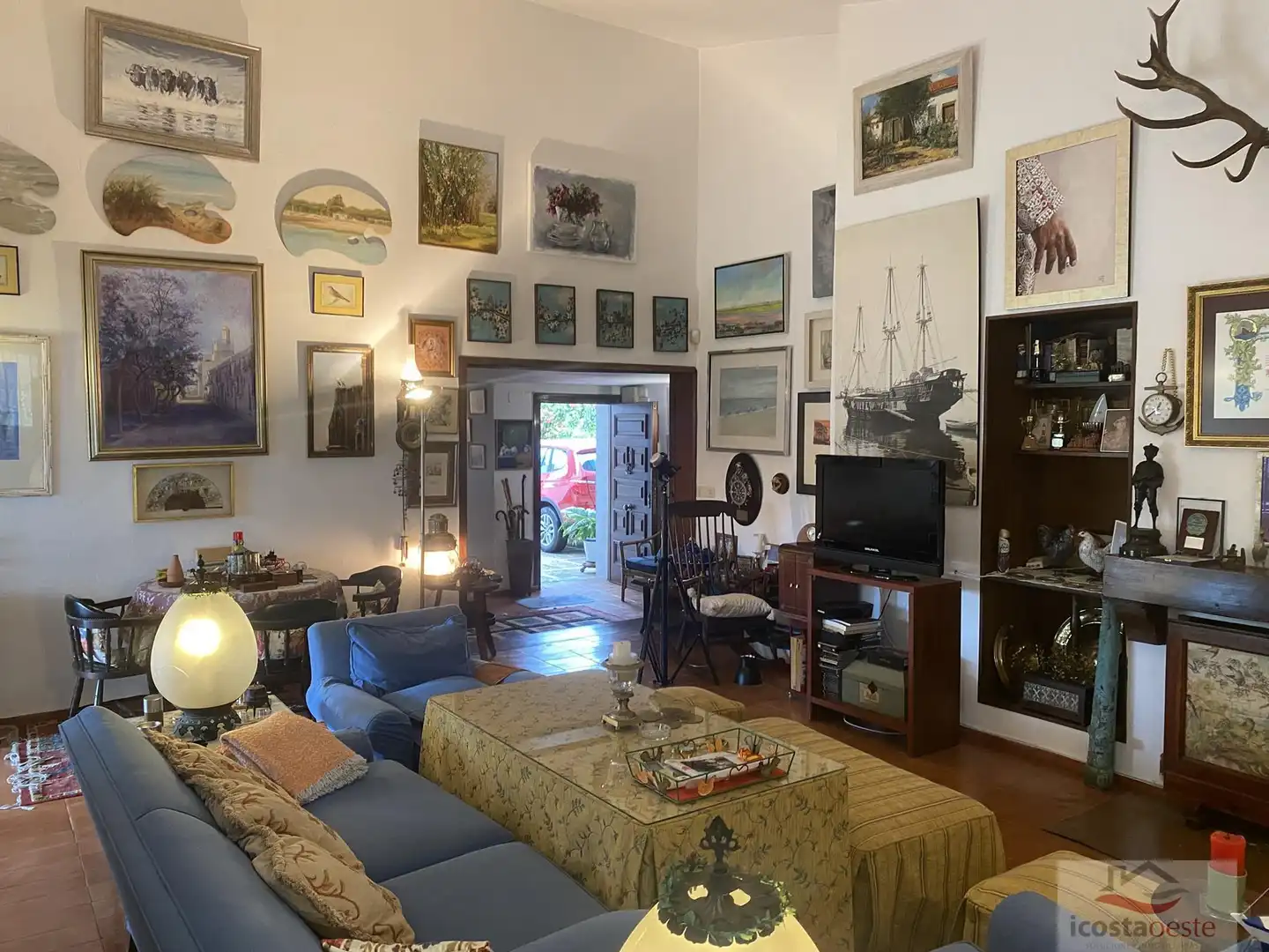 Sala d'estar de Casa o xalet en venda en El Puerto de Santa María amb Aire condicionat, Calefacció i Terrassa
