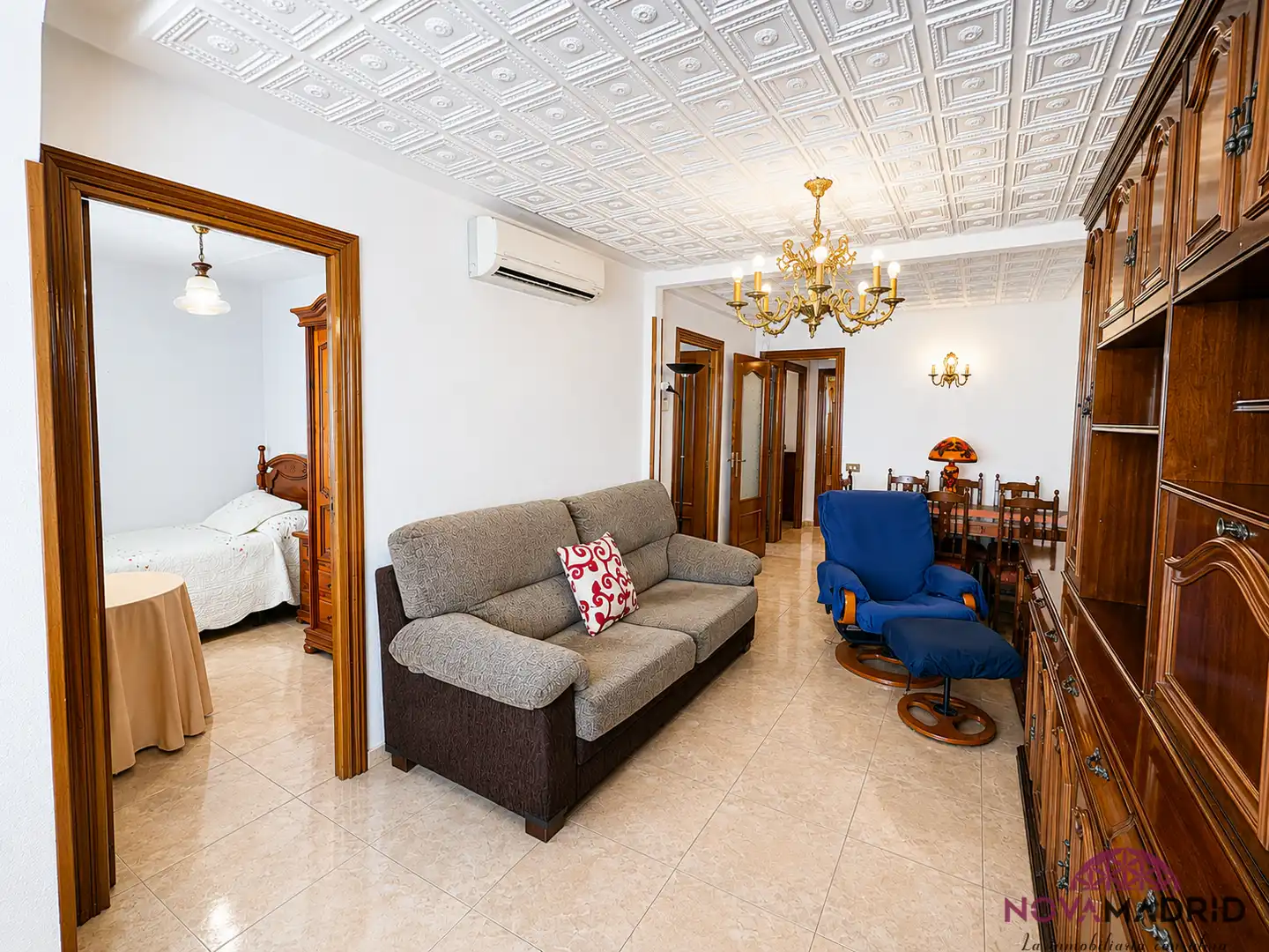 Living room of Flat for sale in Leganés  with Air Conditioner, Heating and Terrace