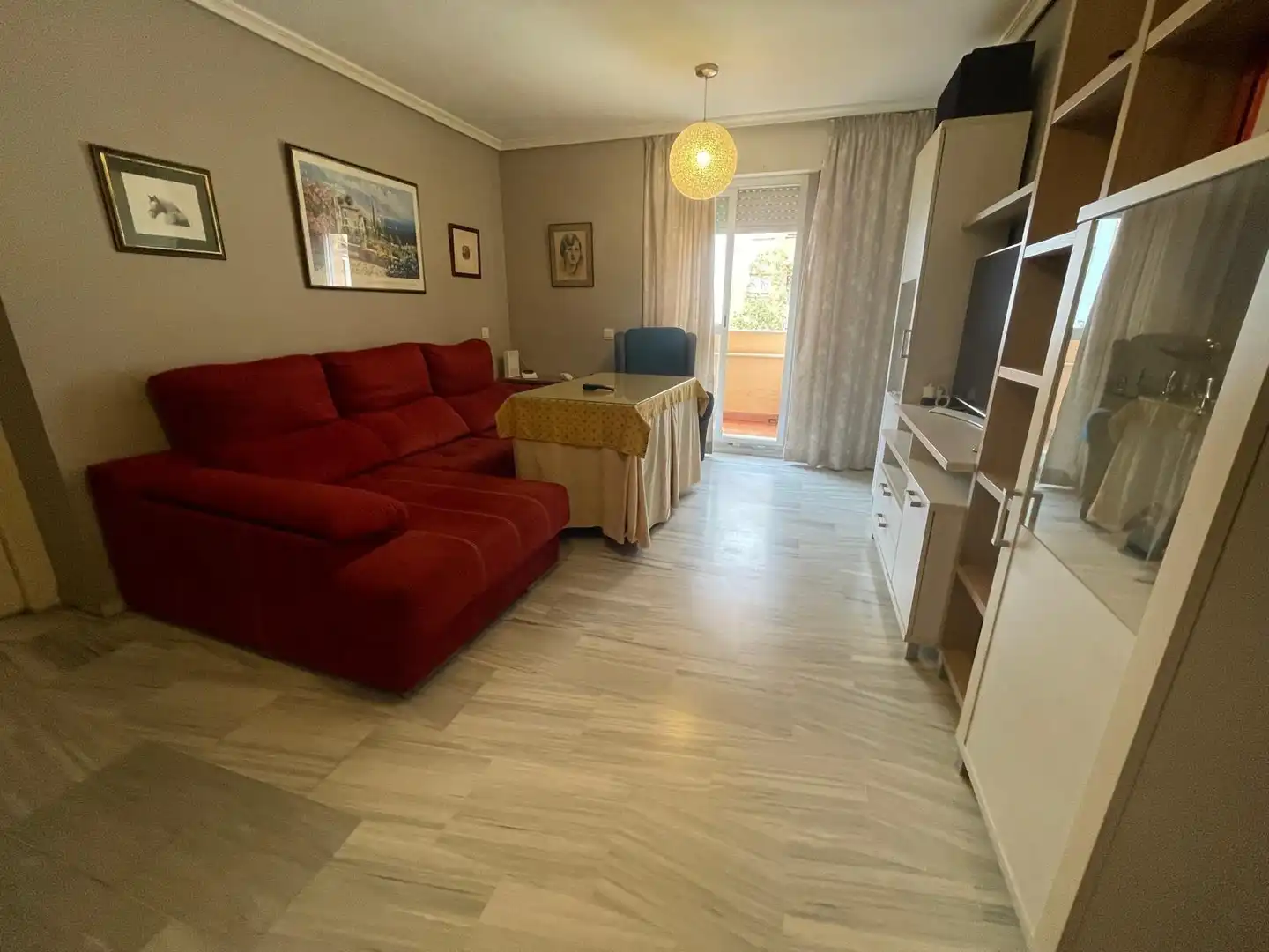 Sala d'estar de Pis de lloguer en Sevilla amb Aire condicionat, Calefacció i Terrassa