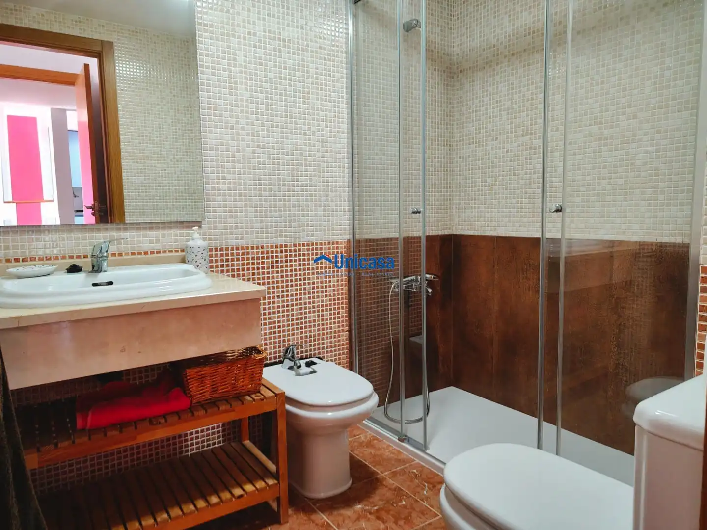 Bathroom of Flat for rent in Málaga  with Air Conditioner, Furnished and Community pool
