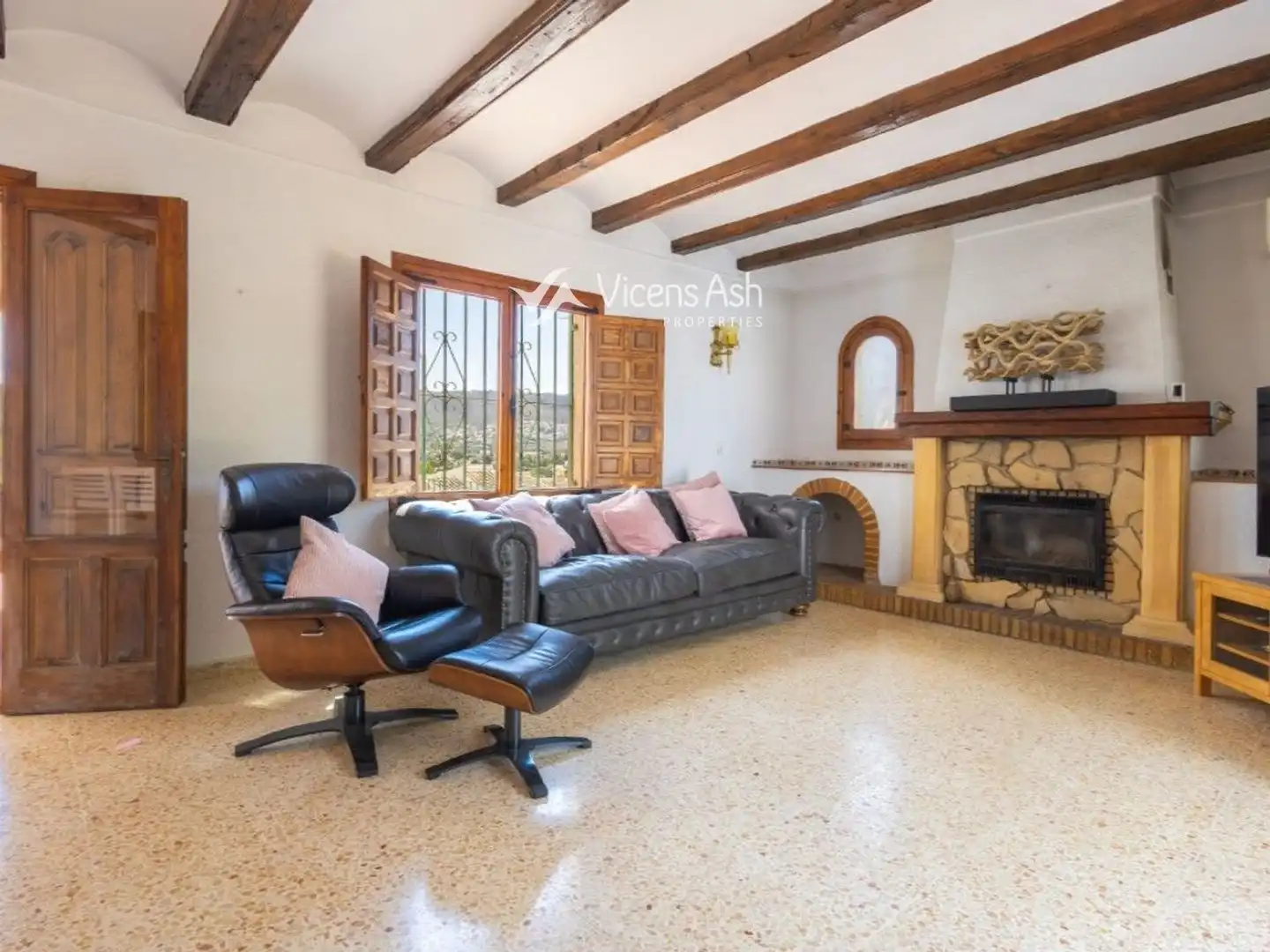 Living room of Houses for sale in Jávea / Xàbia  with Air Conditioner, Terrace and Storage room