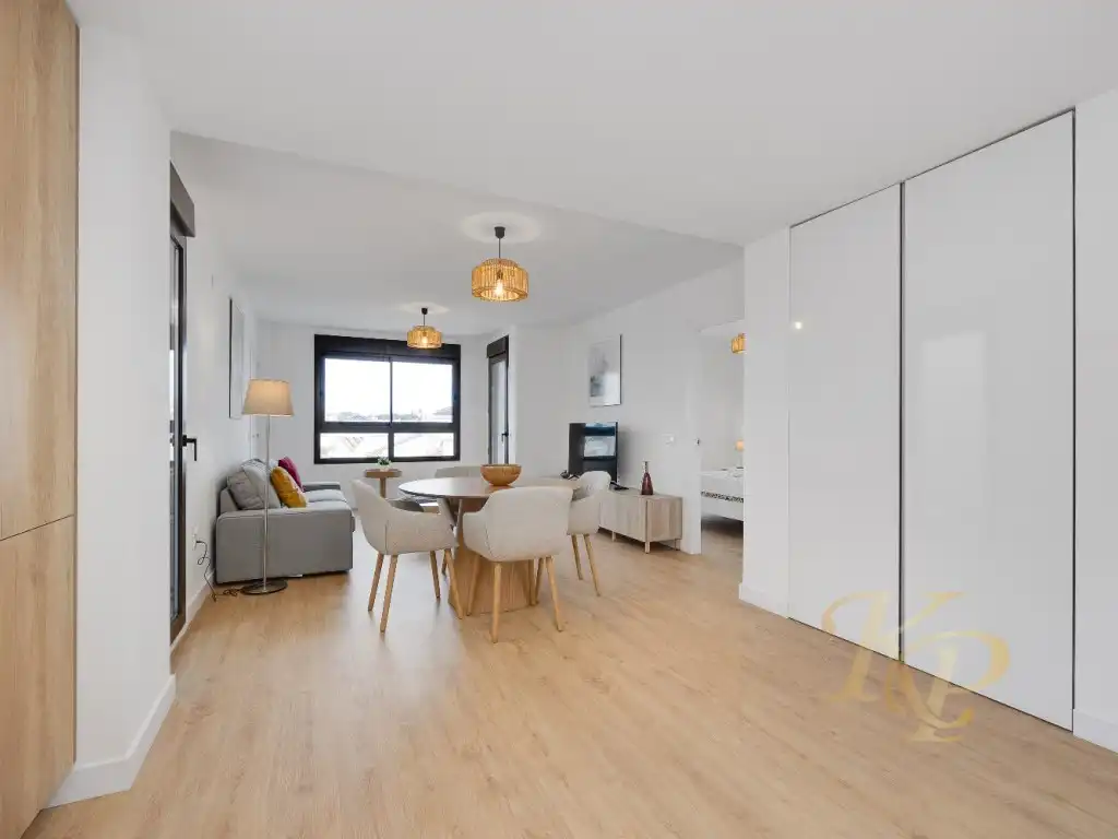 Sala d'estar de Apartament en venda en Orihuela amb Aire condicionat i Jardí privat
