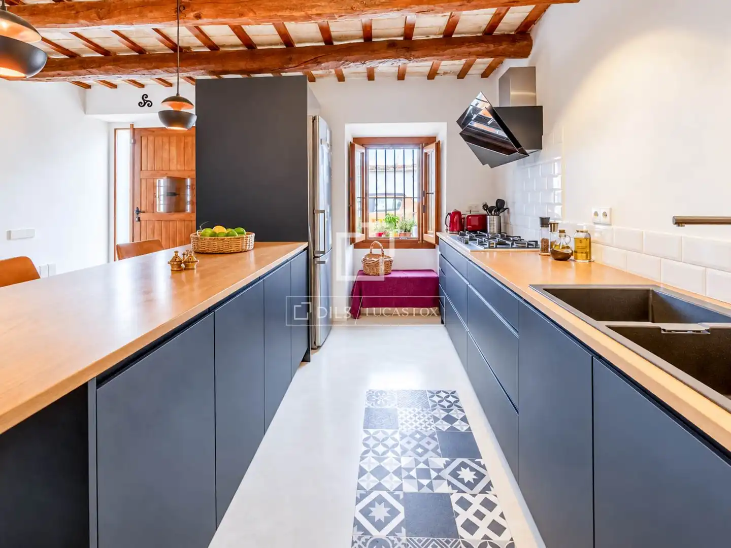 Cocina de Casa o chalet en venta en Centre