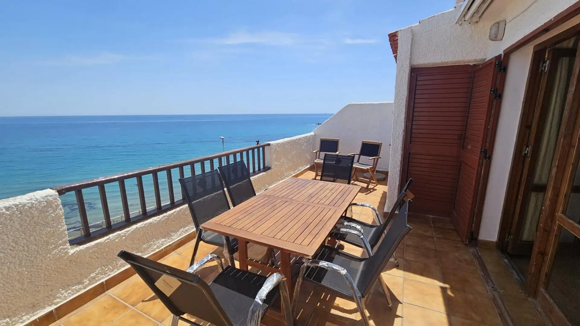 Terrace of Single-family semi-detached for rent in La Manga del Mar Menor  with Terrace, Furnished and Balcony