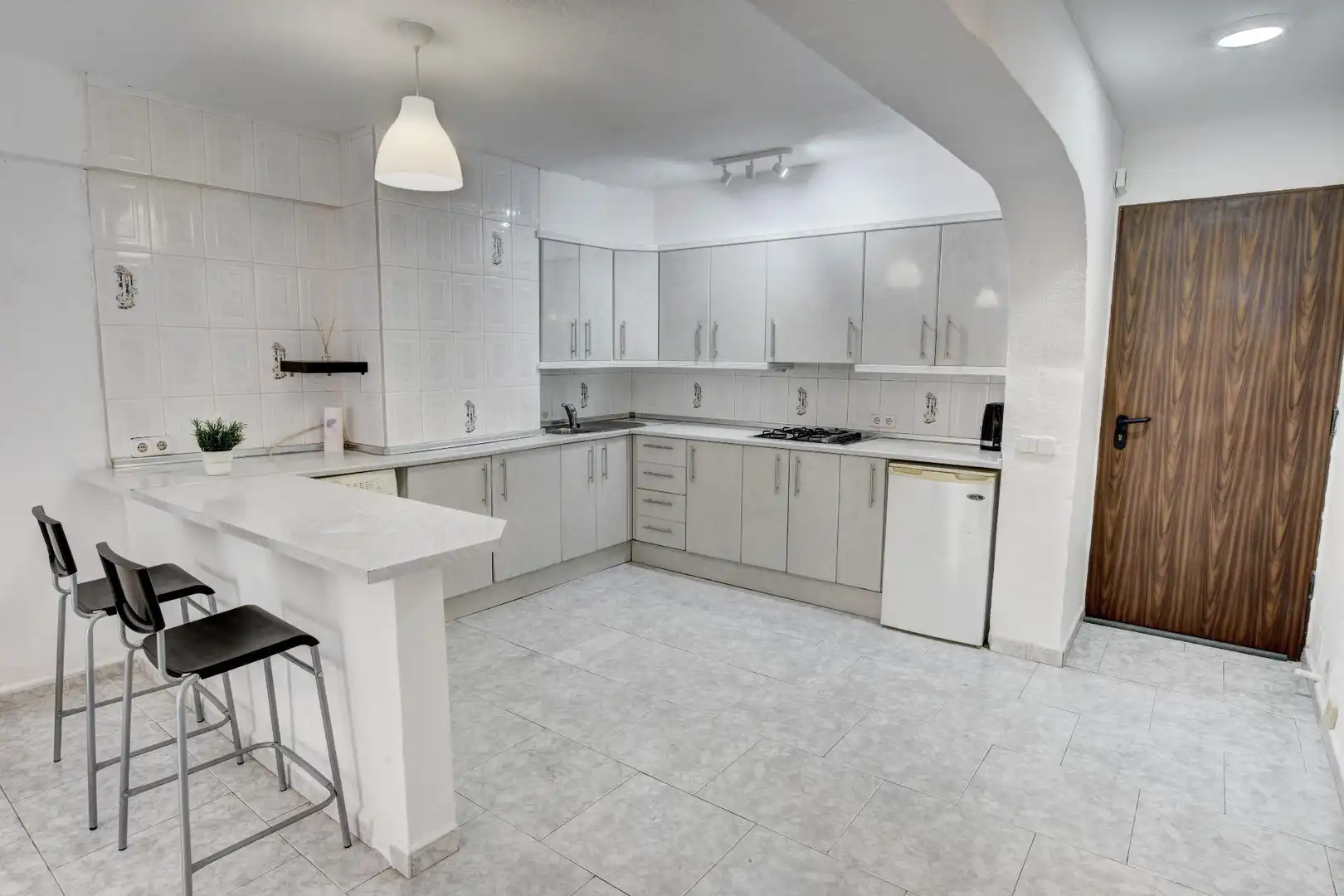 Cocina de Apartamento en venta en Benalmádena con Calefacción, Jardín privado y Terraza
