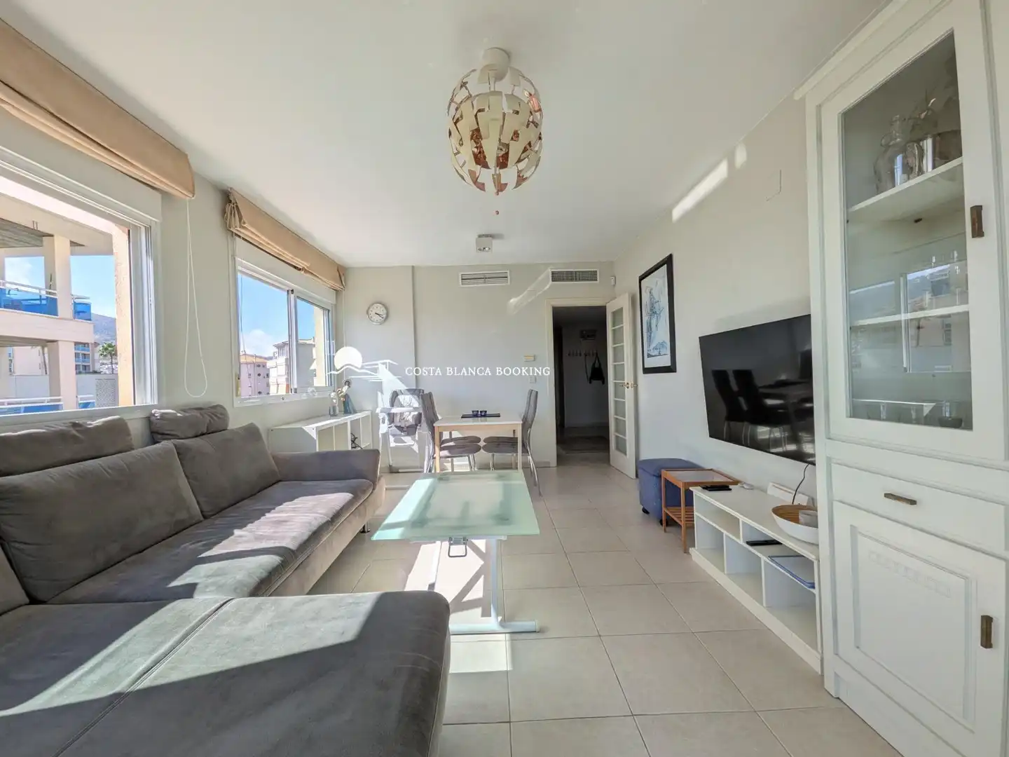 Living room of Apartments for sale in L'Alfàs del Pi  with Air Conditioner, Terrace and Furnished