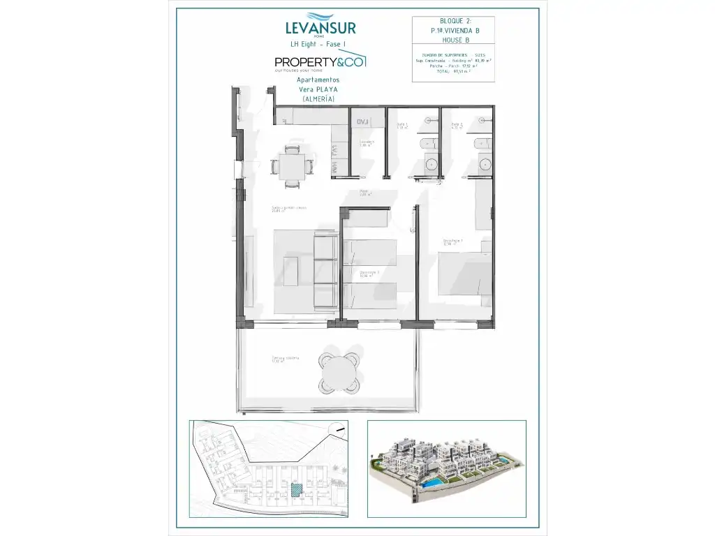 Apartamento con piscina en venta en Las Salinas, imagen 9