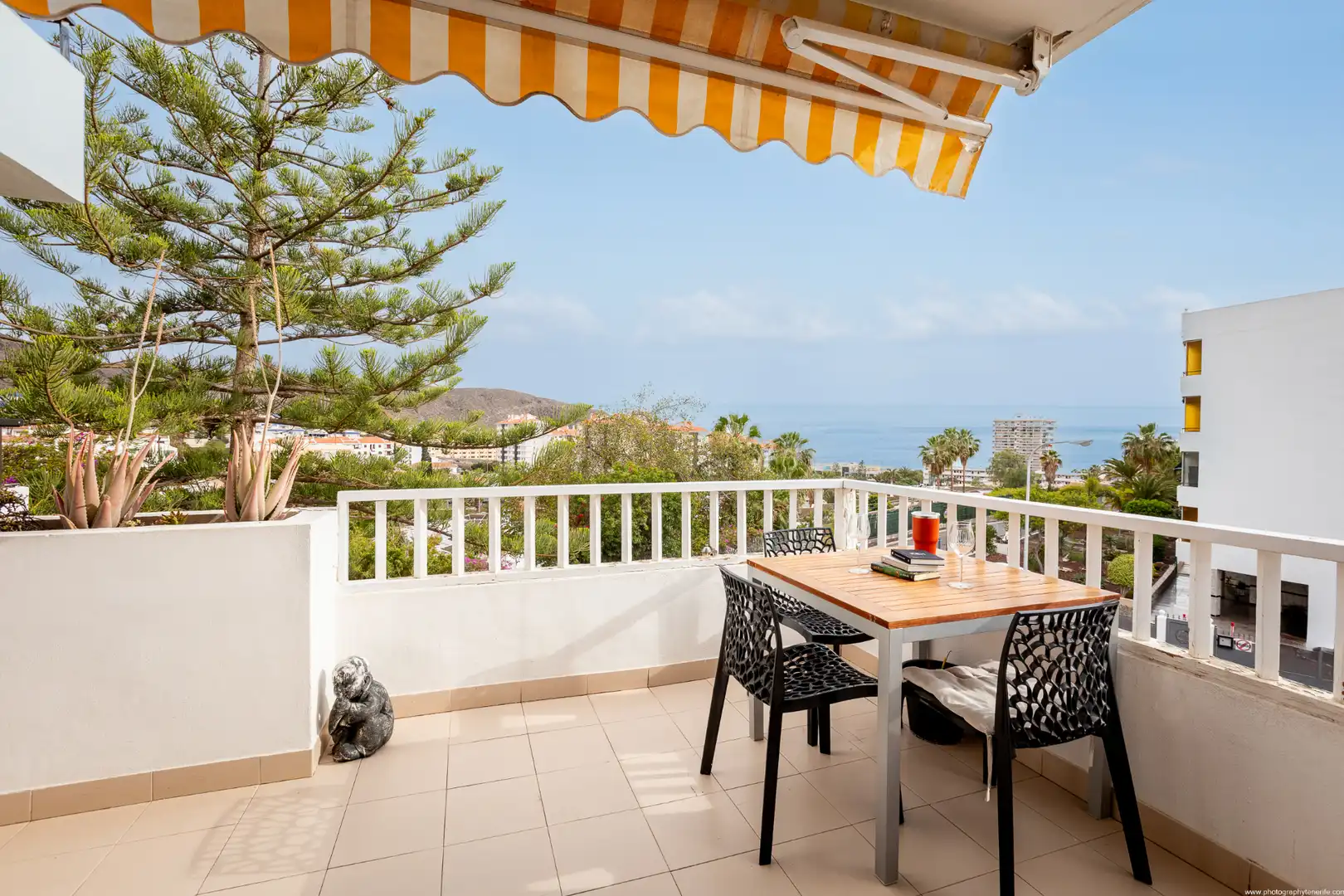 Terraza de Apartamento de alquiler en Arona con Aire acondicionado, Calefacción y Parquet