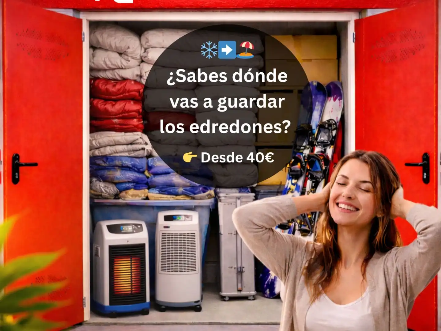 Trastero de alquiler en Málaga con Alarma