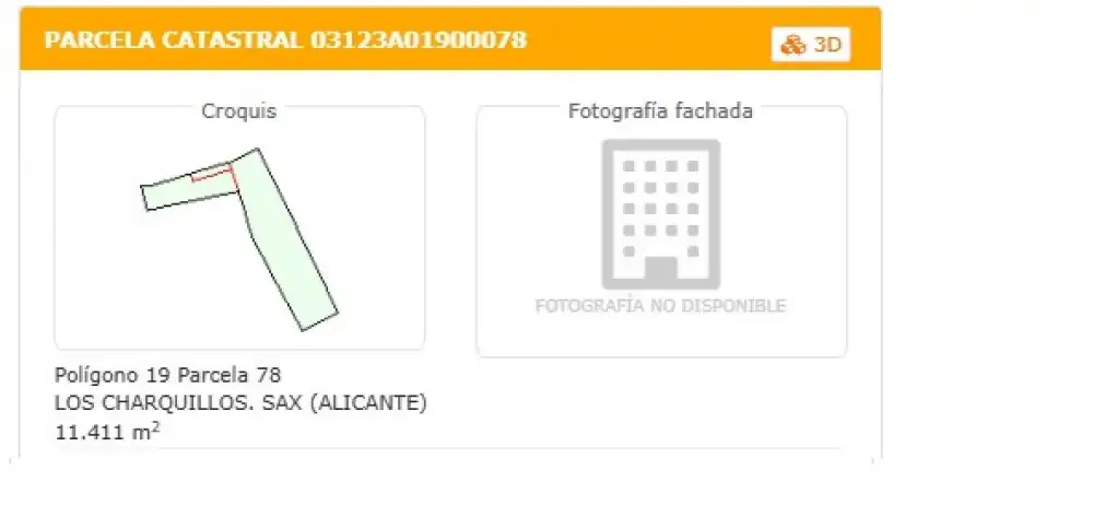 Residential land for sale in Sax, imagen 5