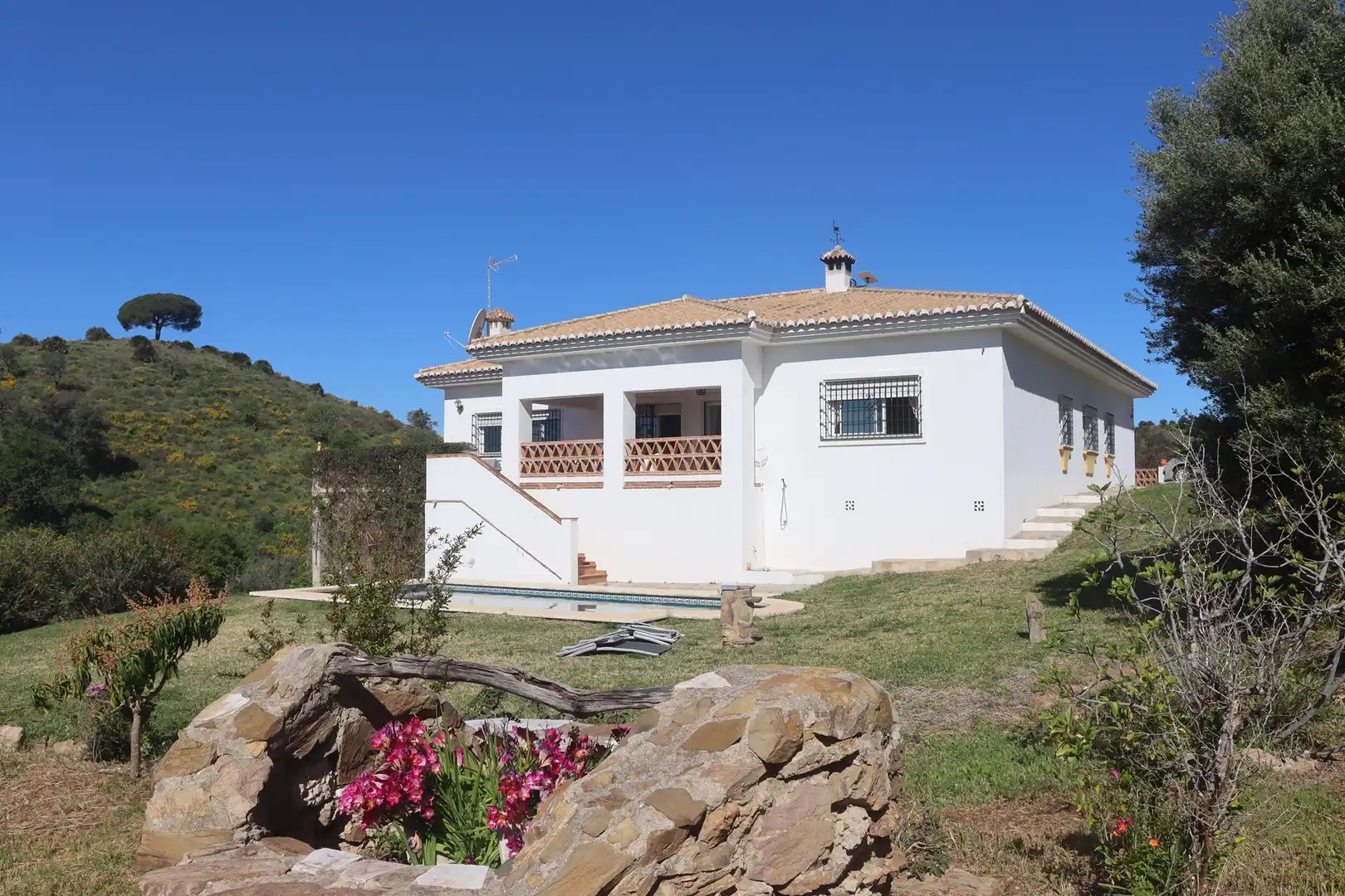 Jardí de Casa o xalet en venda en Mijas amb Aire condicionat i Piscina