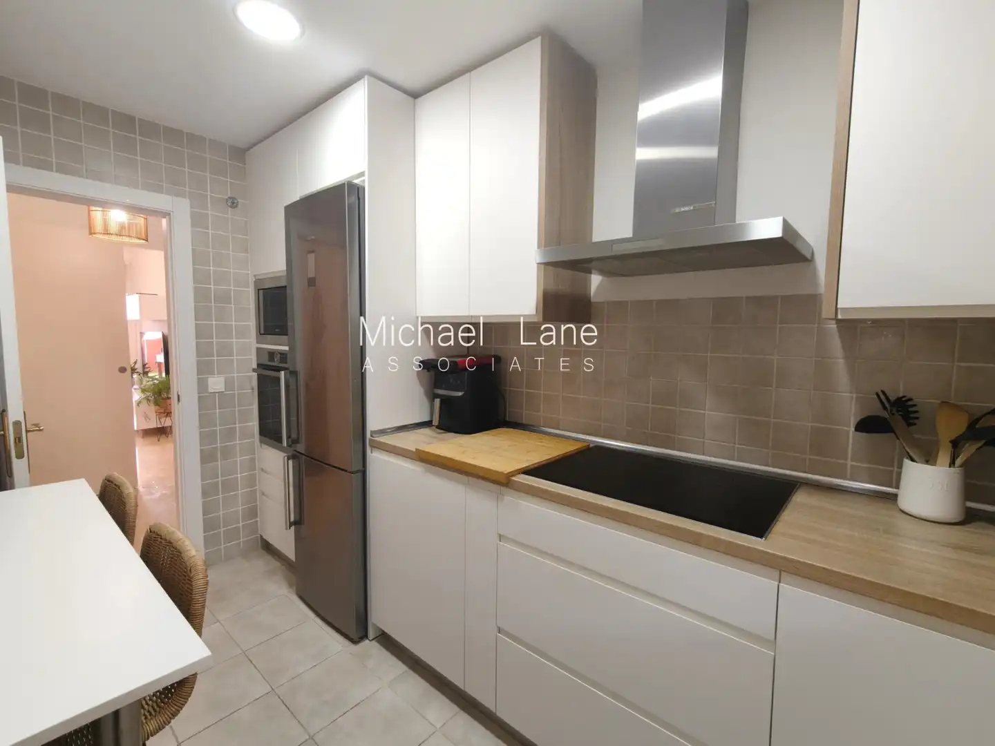 Kitchen of Flat for sale in Manilva  with Air Conditioner, Terrace and Storage room