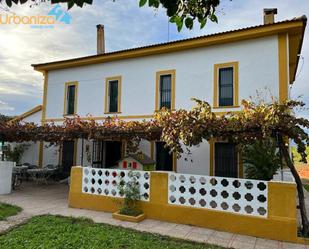 Exterior view of Country house for sale in Valverde de Leganés  with Air Conditioner, Terrace and Swimming Pool