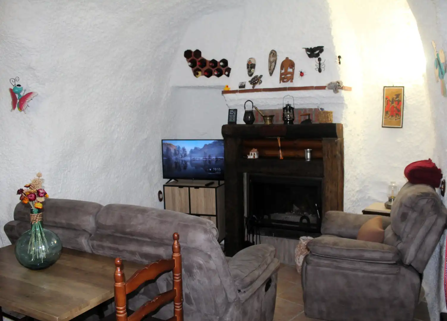Sala d'estar de Casa o xalet en venda en Terque amb Terrassa i Moblat