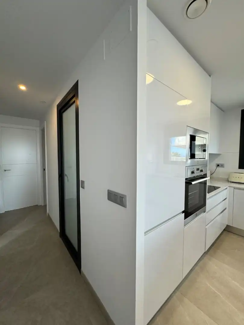 Kitchen of Apartments for rent in Benidorm  with Air Conditioner, Heating and Private garden