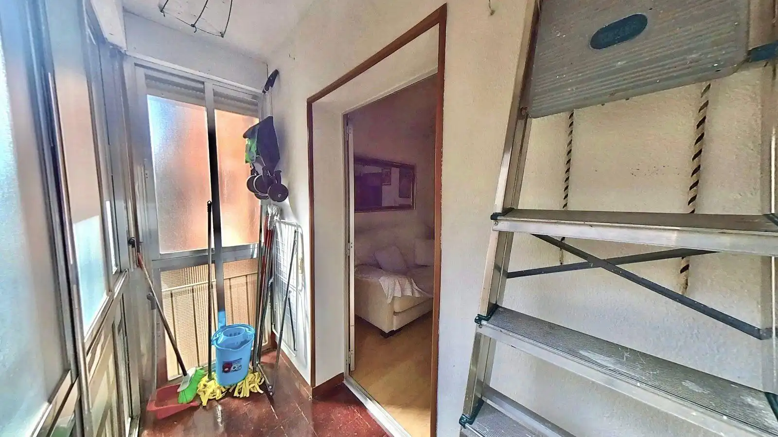 Bedroom of Apartments for sale in Madrid  with Heating, Parquet flooring and Terrace