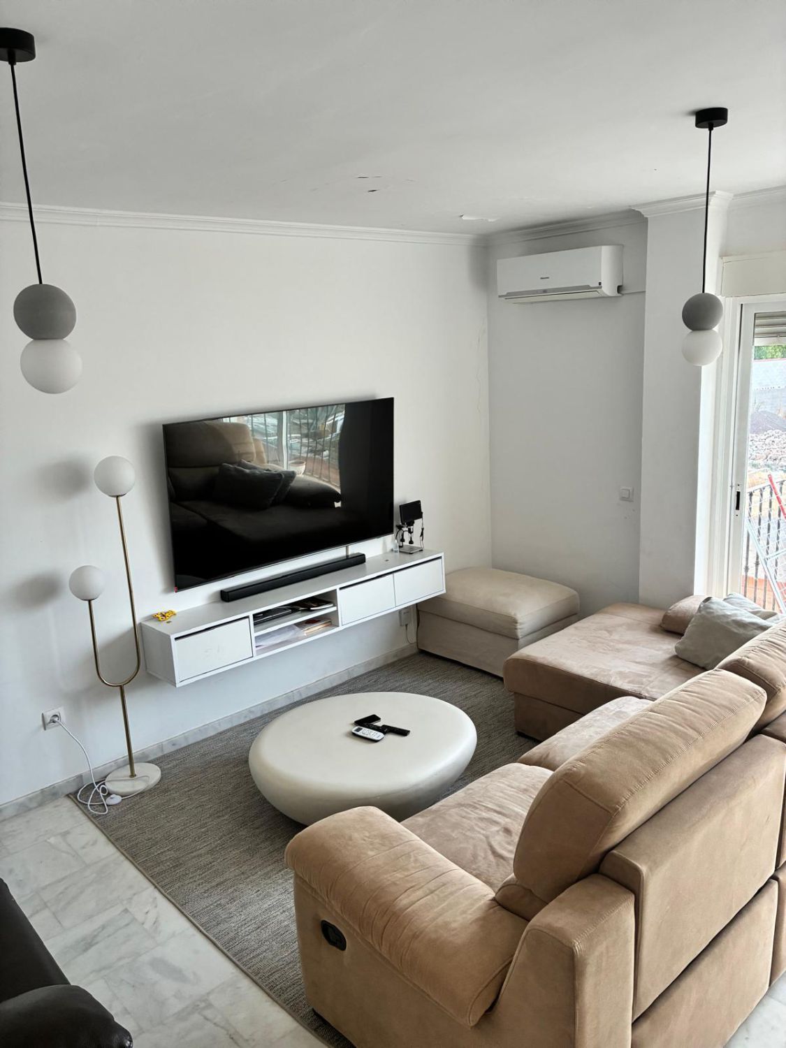 Living room of Flat to rent in Pozuelo de Calatrava  with Heating and Balcony